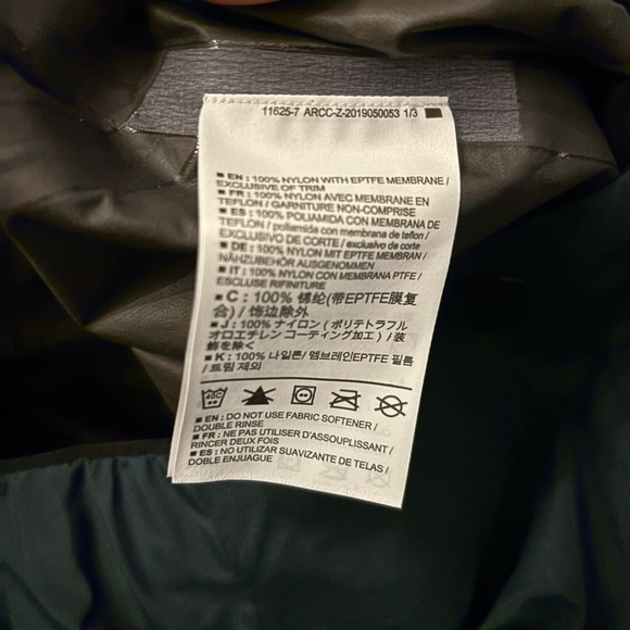 Arc'teryx Men's Teal Goretex pants size large - Picture 10 of 10